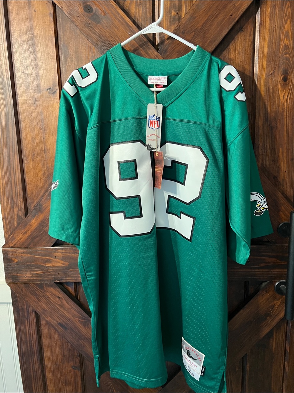Mitchell & Ness Green Reggie White  #92 Football Jersey